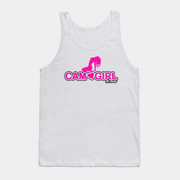 Cam Girl All Access Logo Tank Top by Cam Girl All Access